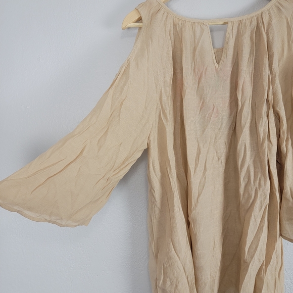 Krazy Kat Embroidered Cold Shoulder Flowy Top Size XXL - Picture 13 of 14